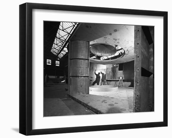 Fabricating a Giant Extractor Fan, the Edgar Allen Steel Co, Sheffield, South Yorkshire, 1963-Michael Walters-Framed Photographic Print