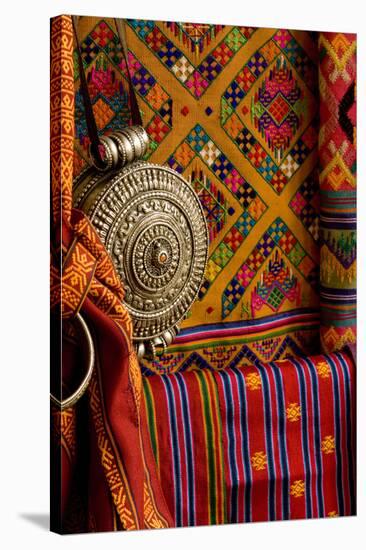 Fabrics, Bhutan-Howie Garber-Stretched Canvas