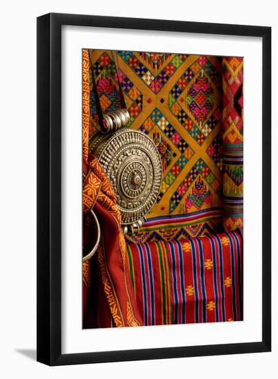 Fabrics, Bhutan-Howie Garber-Framed Photographic Print