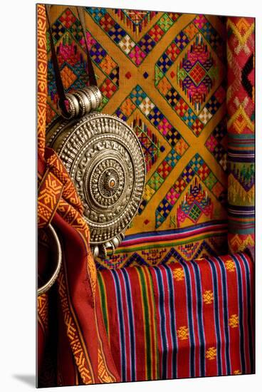 Fabrics, Bhutan-Howie Garber-Mounted Premium Photographic Print