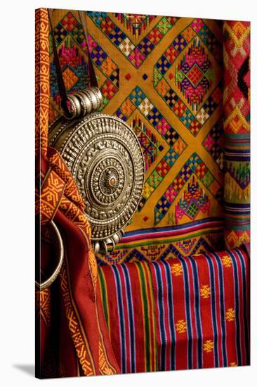 Fabrics, Bhutan-Howie Garber-Stretched Canvas