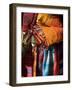 Fabrics, Essaouira, Morocco, North Africa, Africa-Ethel Davies-Framed Photographic Print