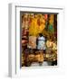 Fabrics for Sale, Vendor in Spice Market, Istanbul, Turkey-Darrell Gulin-Framed Photographic Print