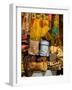 Fabrics for Sale, Vendor in Spice Market, Istanbul, Turkey-Darrell Gulin-Framed Photographic Print