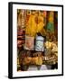 Fabrics for Sale, Vendor in Spice Market, Istanbul, Turkey-Darrell Gulin-Framed Photographic Print