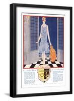 Fabrics, Threads, Womens Art Deco, UK, 1920-null-Framed Giclee Print