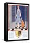 Fabrics, Threads, Womens Art Deco, UK, 1920-null-Framed Stretched Canvas