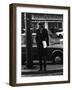 Fabrizio De André at Piazza Cinque Giornate in Milan-null-Framed Photographic Print