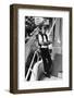 Fabrizio De Andre on a Balcony-null-Framed Photographic Print