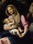 Madonna with Child, Detail from Our Lady of Graces-Fabrizio Santafede-Mounted Giclee Print