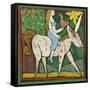 Fabulous Beings-Leslie Xuereb-Framed Stretched Canvas