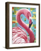 Fabulous Flamingos I-Carolee Vitaletti-Framed Art Print