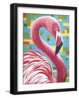 Fabulous Flamingos I-Carolee Vitaletti-Framed Art Print