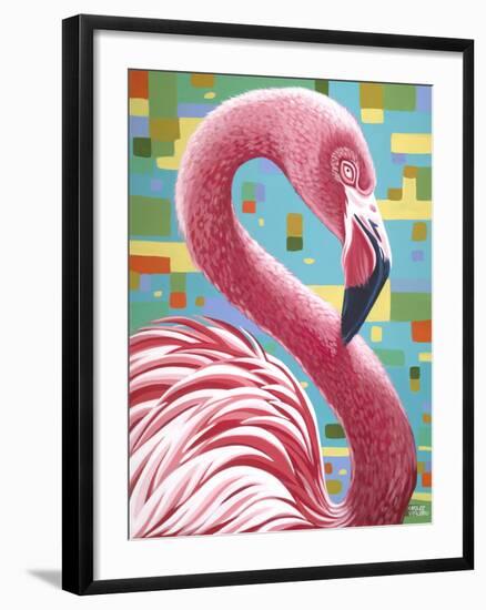 Fabulous Flamingos I-Carolee Vitaletti-Framed Art Print