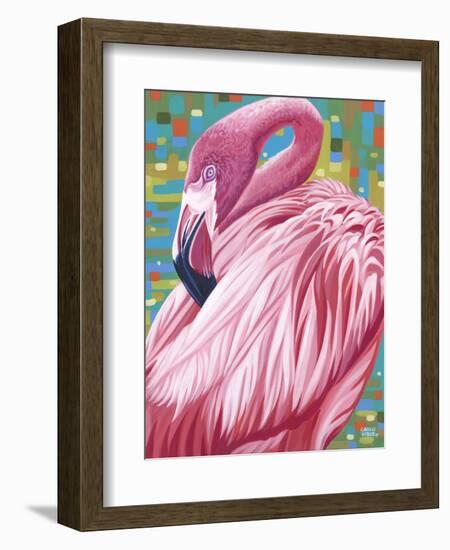 Fabulous Flamingos II-Carolee Vitaletti-Framed Art Print