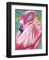 Fabulous Flamingos II-Carolee Vitaletti-Framed Art Print