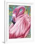 Fabulous Flamingos II-Carolee Vitaletti-Framed Art Print