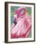 Fabulous Flamingos II-Carolee Vitaletti-Framed Art Print