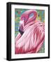 Fabulous Flamingos II-Carolee Vitaletti-Framed Art Print