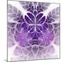 Fabulous Fractal Pattern in Purple-velirina-Mounted Art Print