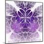 Fabulous Fractal Pattern in Purple-velirina-Mounted Art Print