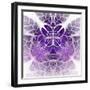 Fabulous Fractal Pattern in Purple-velirina-Framed Art Print