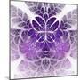 Fabulous Fractal Pattern in Purple-velirina-Mounted Art Print