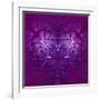 Fabulous Fractal Pattern in Purple-velirina-Framed Art Print