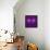 Fabulous Fractal Pattern in Purple-velirina-Framed Stretched Canvas displayed on a wall
