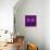 Fabulous Fractal Pattern in Purple-velirina-Stretched Canvas displayed on a wall