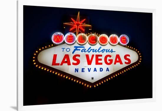 Fabulous Las Vegas Sign-Steve Gadomski-Framed Photographic Print