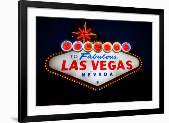 Fabulous Las Vegas Sign-Steve Gadomski-Framed Photographic Print