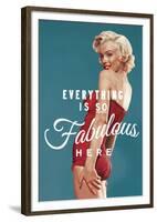 Fabulous Marilyn (blue)-The Chelsea Collection-Framed Giclee Print