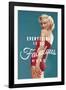 Fabulous Marilyn (blue)-The Chelsea Collection-Framed Giclee Print