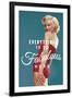 Fabulous Marilyn (blue)-The Chelsea Collection-Framed Giclee Print