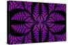 Fabulous Symmetric Pattern of the Leaves in Purple-velirina-Stretched Canvas