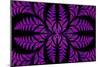 Fabulous Symmetric Pattern of the Leaves in Purple-velirina-Mounted Premium Giclee Print