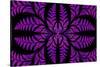 Fabulous Symmetric Pattern of the Leaves in Purple-velirina-Stretched Canvas