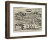 Fac-Simile of a Bird'S-Eye View of Edinburgh-null-Framed Premium Giclee Print