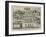 Fac-Simile of a Bird'S-Eye View of Edinburgh-null-Framed Giclee Print