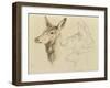 Fac-Simile of a Drawing by Sir E Landseer, Ra-Edwin Landseer-Framed Giclee Print