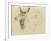 Fac-Simile of a Drawing by Sir E Landseer, Ra-Edwin Landseer-Framed Giclee Print