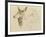 Fac-Simile of a Drawing by Sir E Landseer, Ra-Edwin Landseer-Framed Giclee Print