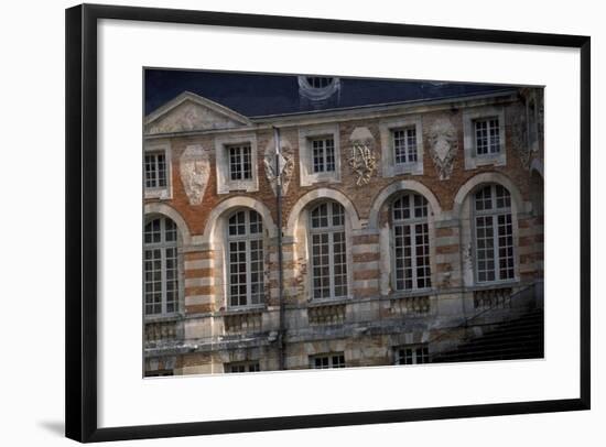 Facade Above Grand Staircase of Castle of Saint-Fargeau, Burgundy, Detail, France-null-Framed Giclee Print