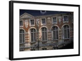 Facade Above Grand Staircase of Castle of Saint-Fargeau, Burgundy, Detail, France-null-Framed Giclee Print