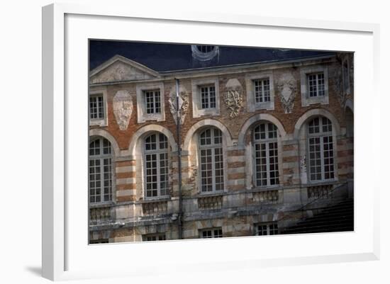 Facade Above Grand Staircase of Castle of Saint-Fargeau, Burgundy, Detail, France-null-Framed Giclee Print