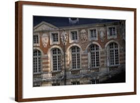 Facade Above Grand Staircase of Castle of Saint-Fargeau, Burgundy, Detail, France-null-Framed Giclee Print