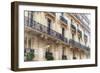 Facade Along The Seine-Cora Niele-Framed Giclee Print