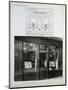 Facade and Blueprint of the Bouquinerie Shop in Paris-null-Mounted Giclee Print