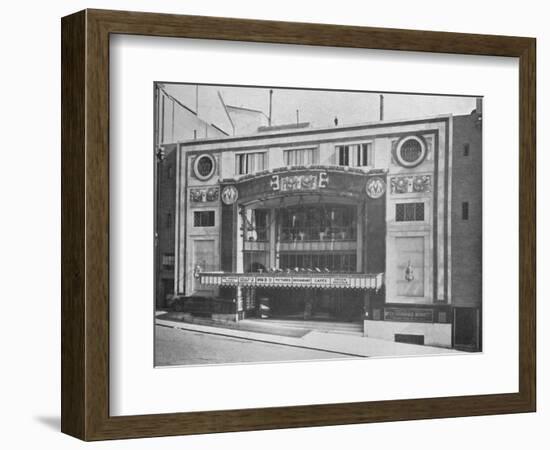 Facade and main entrance of the Regent Theatre, Brighton, Sussex, 1922-null-Framed Photographic Print